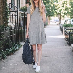 Gap Heather Grey T-Shirt Dress Size XS